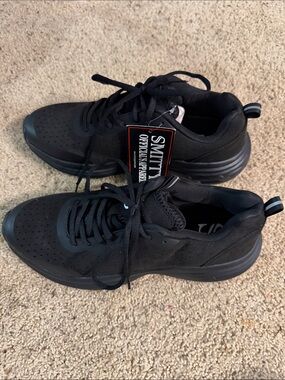 All-Black Men's Athletic Shoes referee shoes men’s size 10